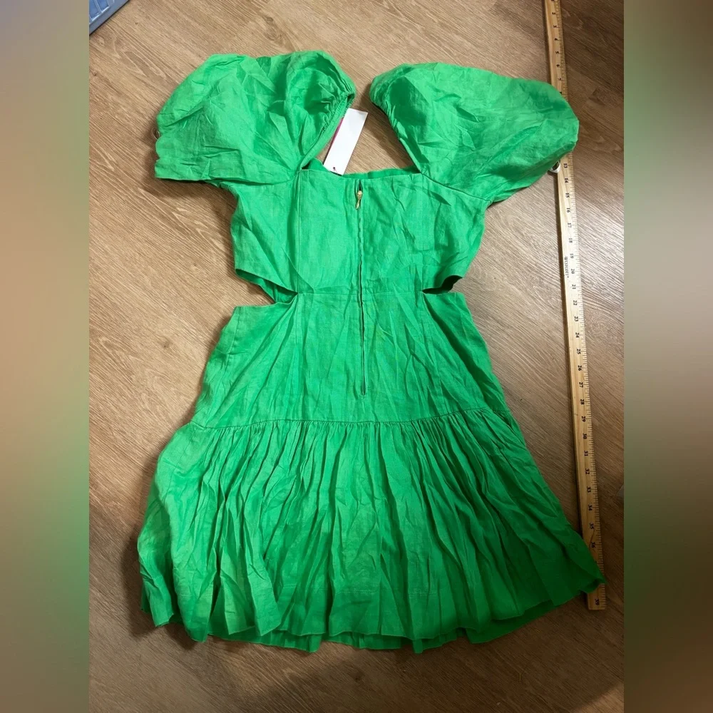 Lilly Pulitzer Kylanne Linen Elbow Dress Size 8 Beach Summer Mini NEW (MSRP$337) - Picture 8 of 8